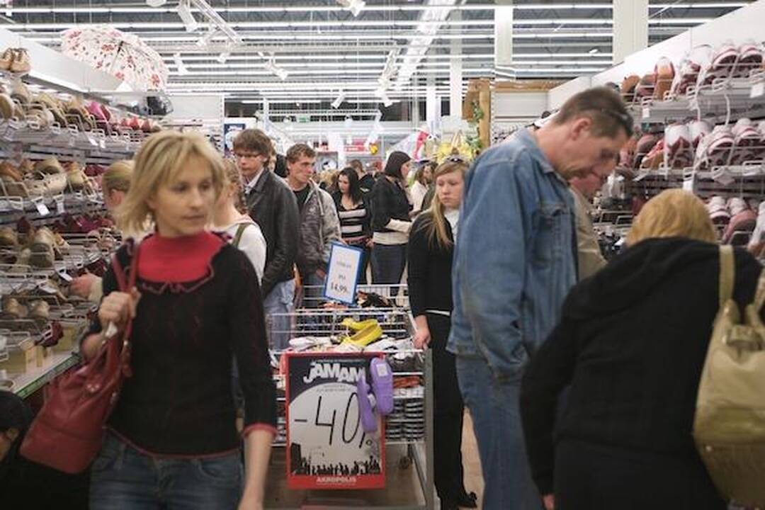 Naktinis išpardavimas „Akropoliuose“: be didesnių incidentų