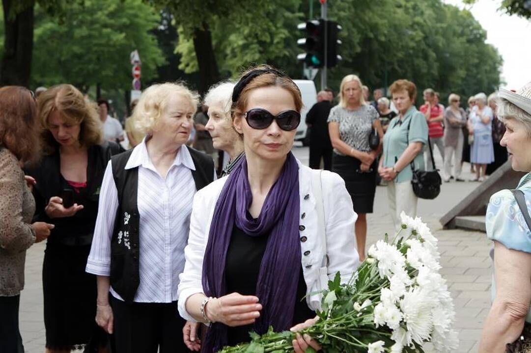 Aktorius V.Klimas atgulė Lėbartų kapinėse
