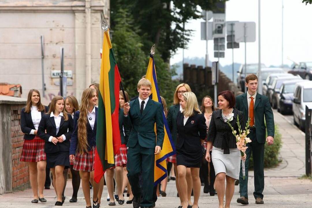 Į Kauną atėjusią rugsėjo pirmąją šventė ne visi 