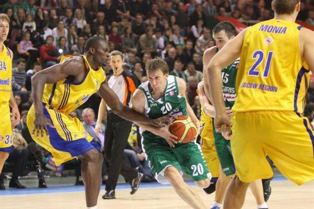 „Žalgiris“ palaužė Rusijos krepšinio vicečempionus