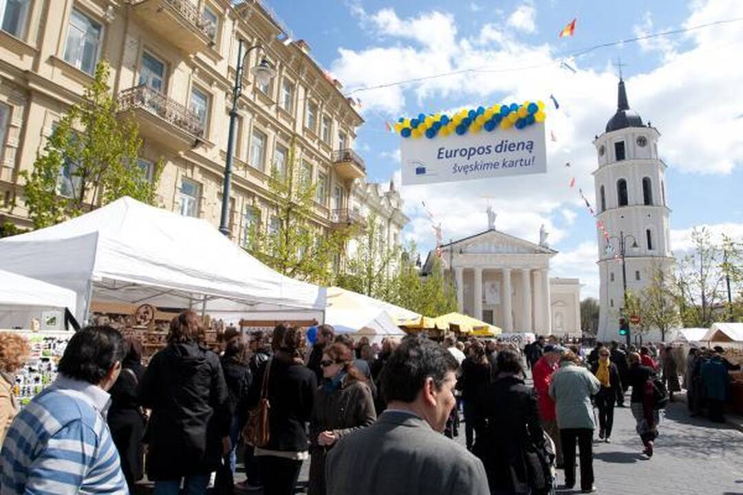 Lietuvoje švenčiama Europos diena