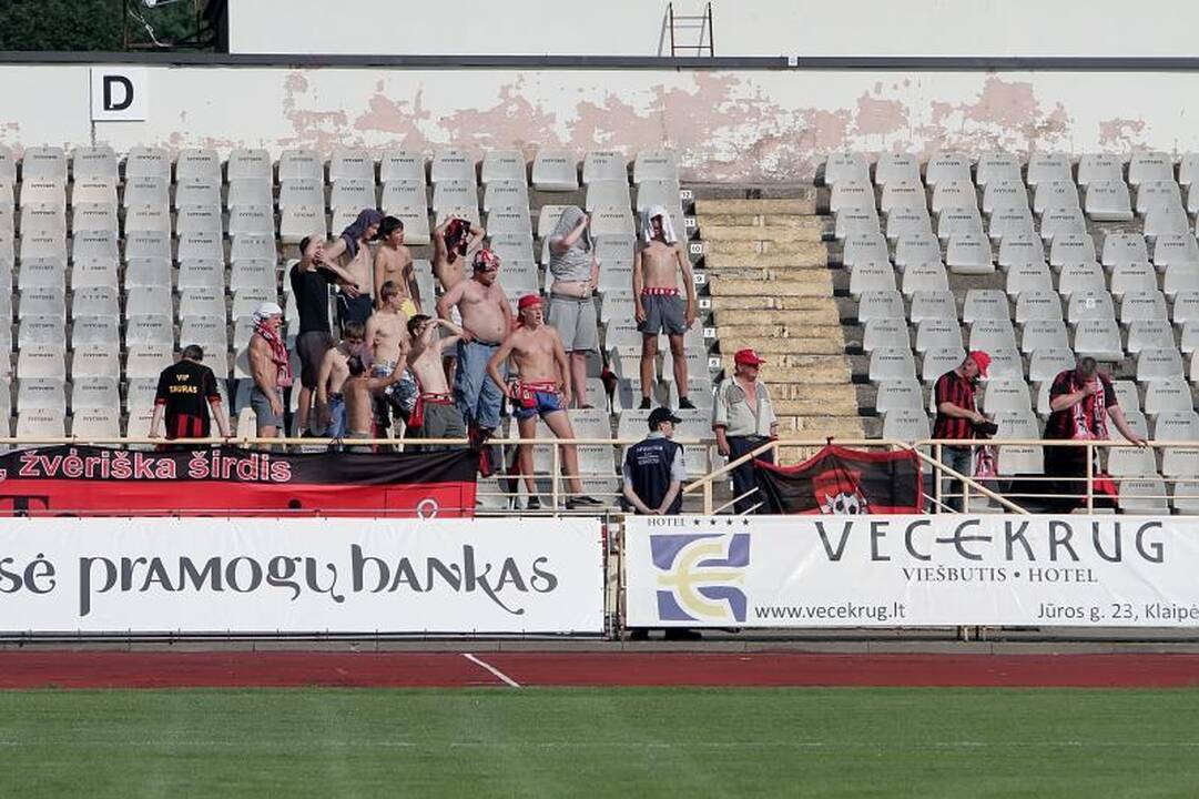 FC „Klaipėda“ varžybose – muštynių nuojauta