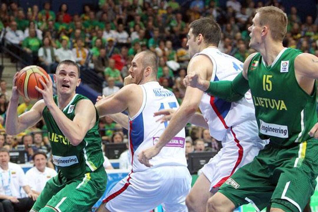 S.Jasaitis: jei įmetėme 100 taškų, reiškia serbai blogai gynėsi