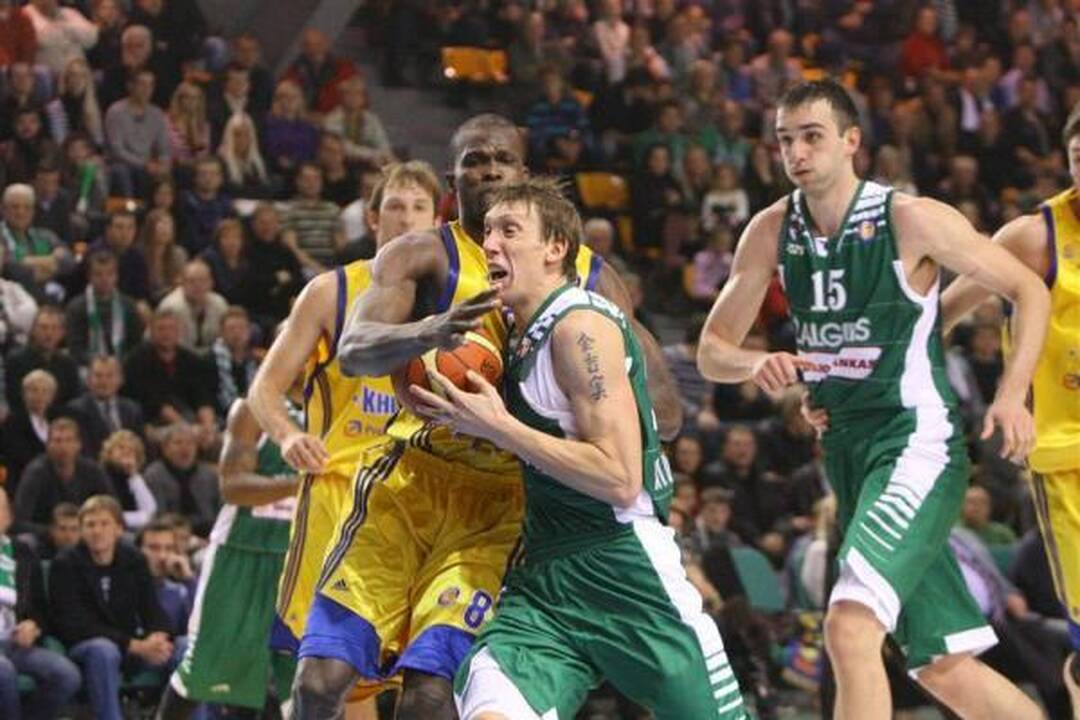 „Žalgiris“ palaužė Rusijos krepšinio vicečempionus