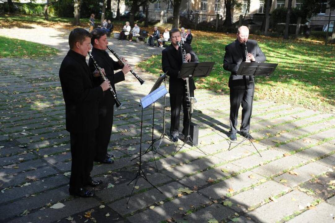 Žemaitės skvere skambėjo rimtoji muzika 