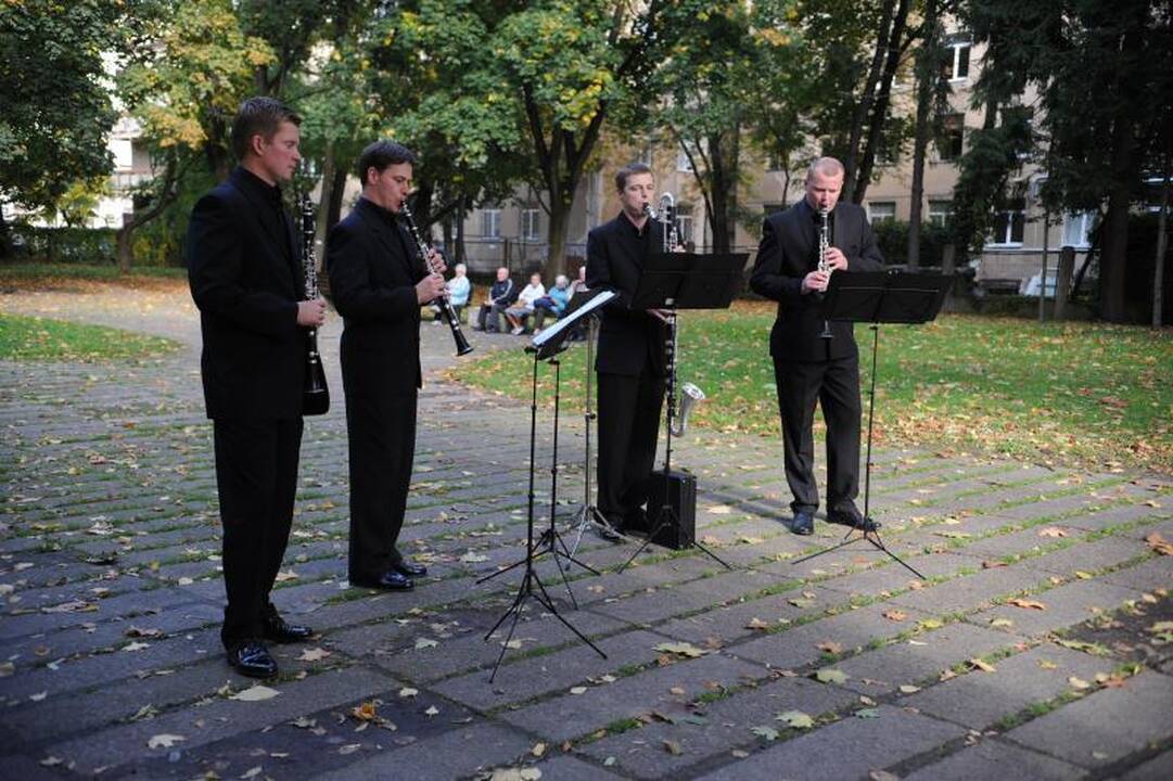 Žemaitės skvere skambėjo rimtoji muzika 