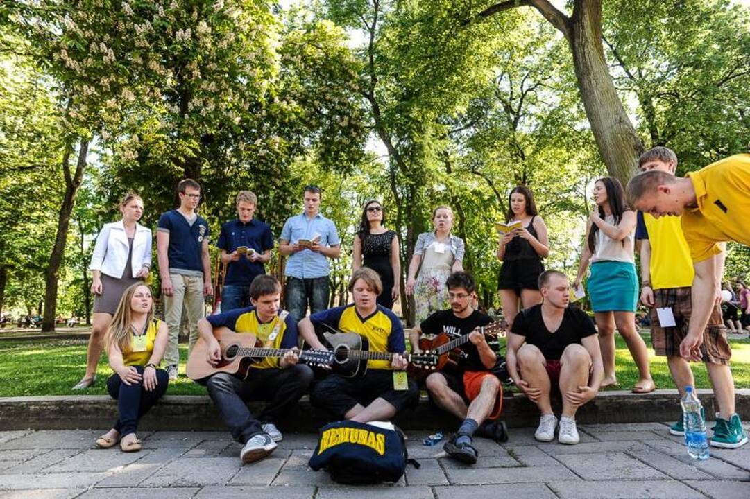 Visą dieną Kaunas pulsuoja muzikos ritmu