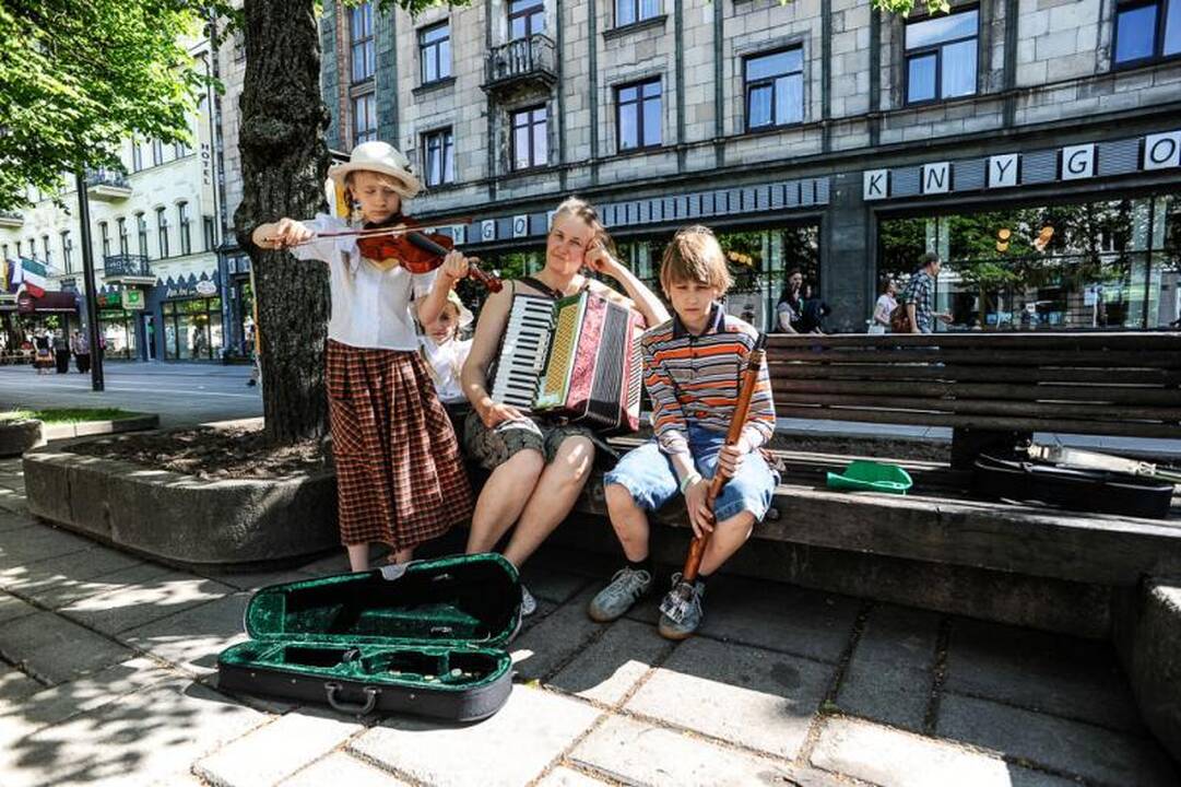 Visą dieną Kaunas pulsuoja muzikos ritmu
