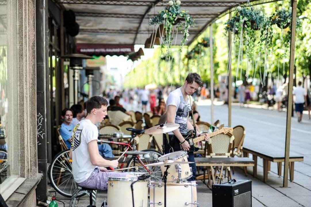 Visą dieną Kaunas pulsuoja muzikos ritmu