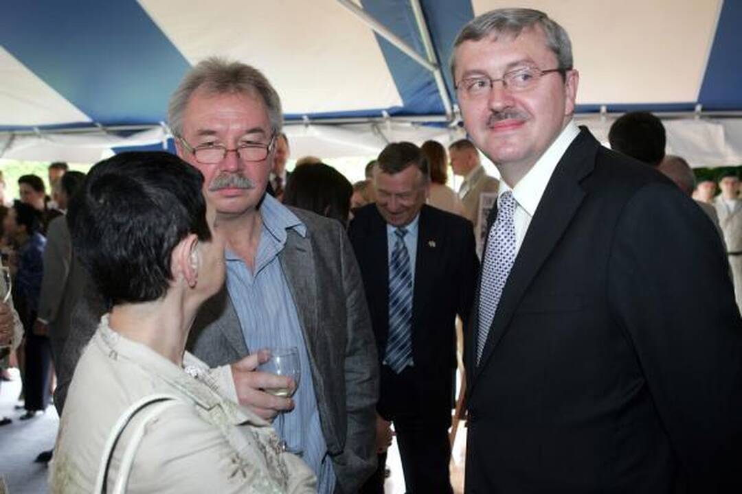 JAV ambasadoje – visa Lietuvos grietinėlė