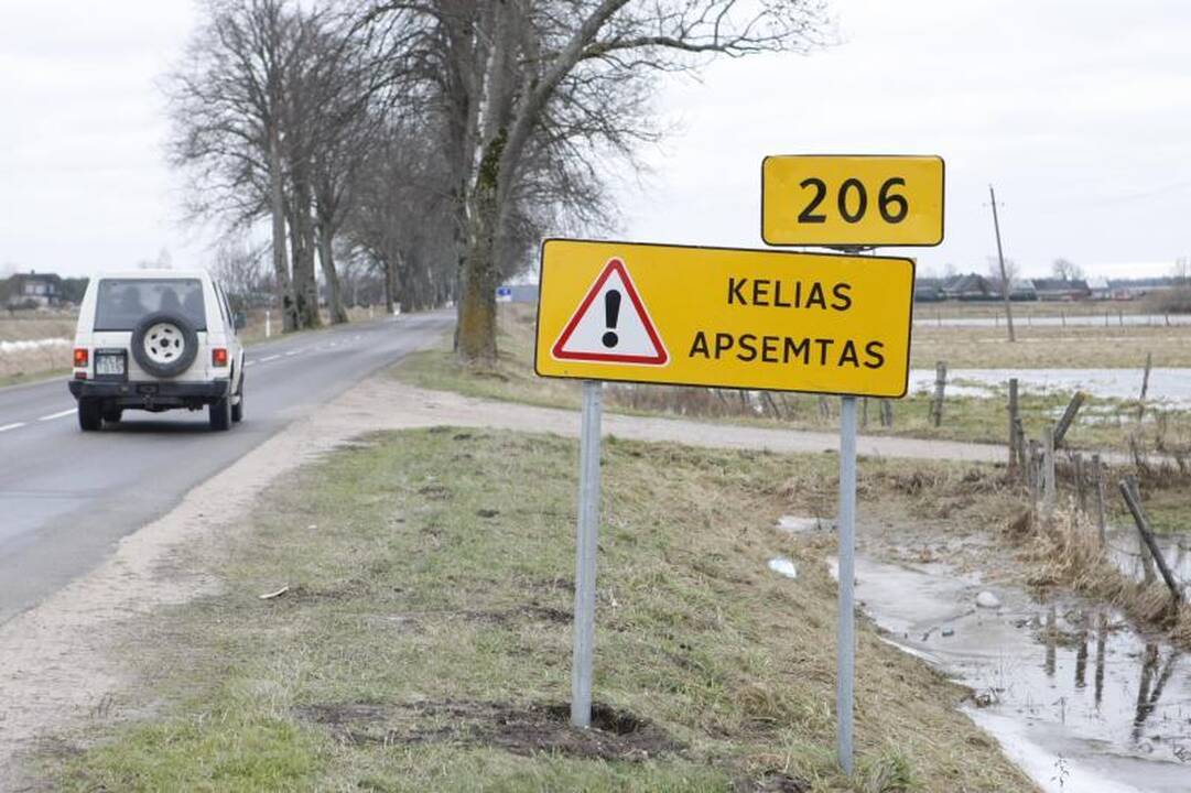 Potvynio zonoje savaitgalį gelbėjimo darbų vykdyti neteko