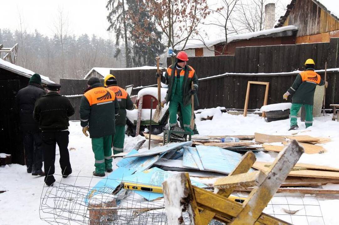 Vilniaus tabore nustatyta dar 12 nelegalių pastatų