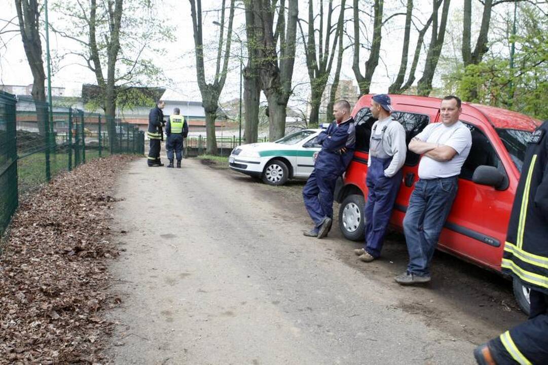 Klaipėdos dviračių treke darbininkai rado bombą