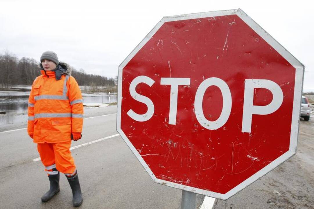 Potvynio zonoje savaitgalį gelbėjimo darbų vykdyti neteko