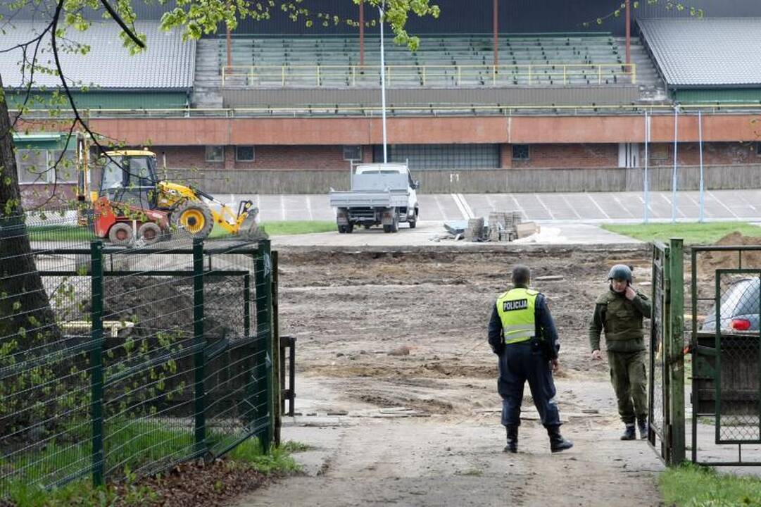 Klaipėdos dviračių treke darbininkai rado bombą