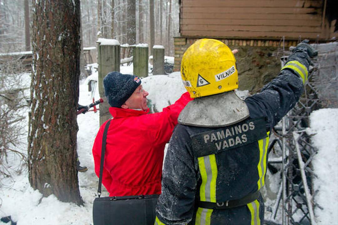 Vilniuje degė namas – spėjamas padegimas