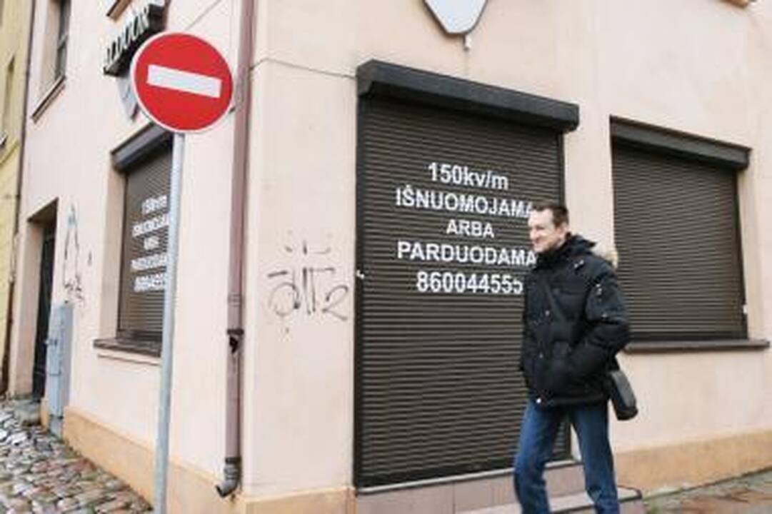 Klaipėdoje patalpų nuomos kaina nukrito 30 proc. 