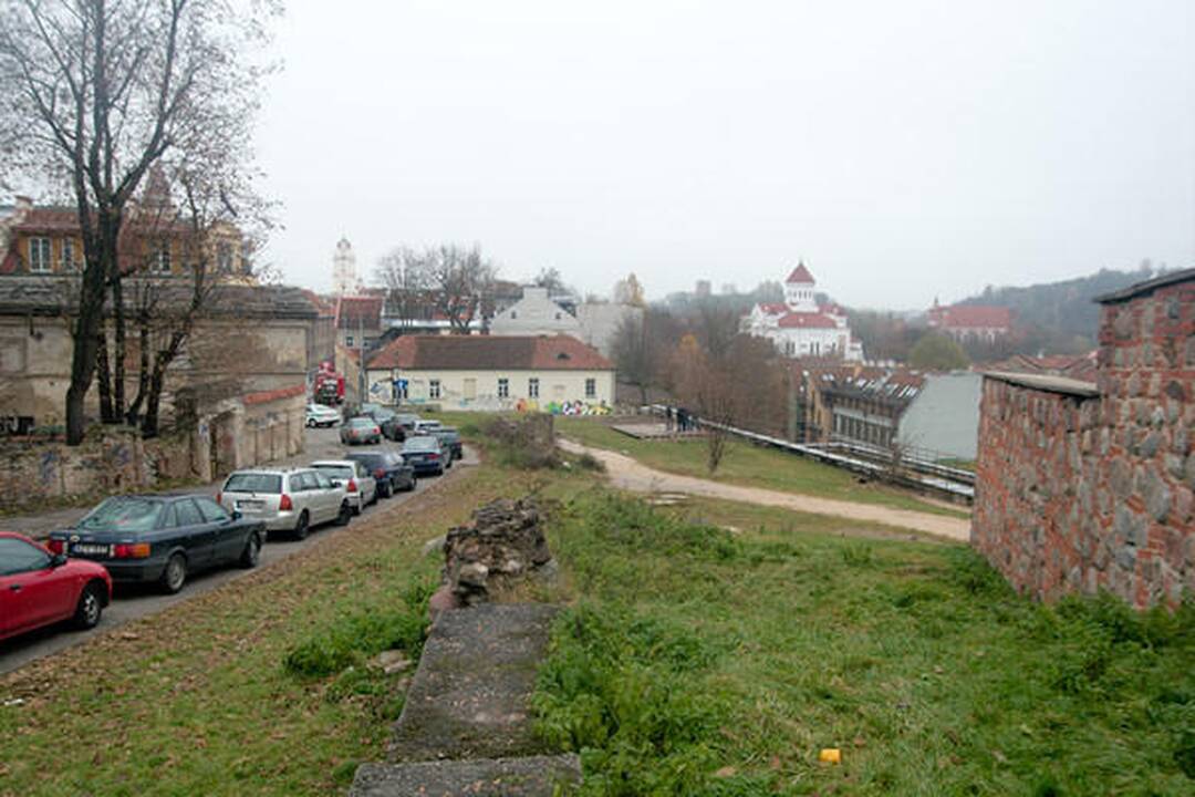 Vilniaus senamiestyje degė namas