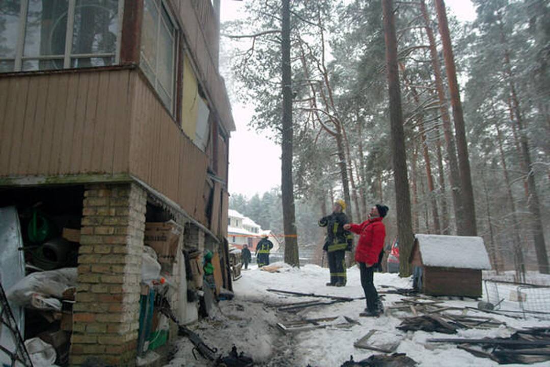 Vilniuje degė namas – spėjamas padegimas