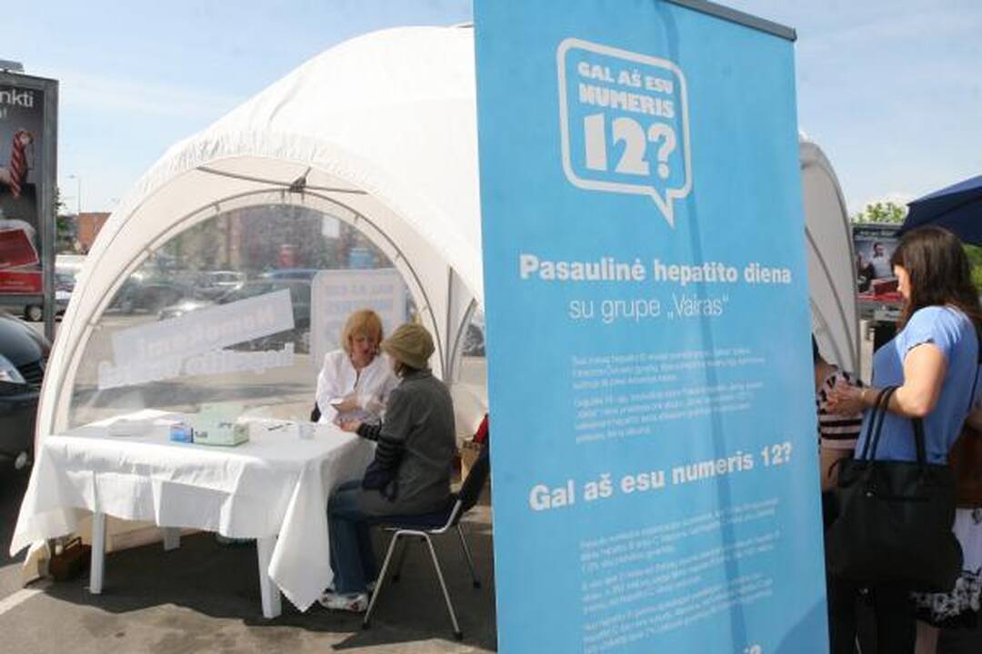 Klaipėdiečiai nemokamai tikrinami dėl hepatito