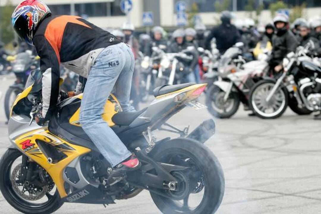 Lietuvos baikeriai sezoną uždarė Vilniuje