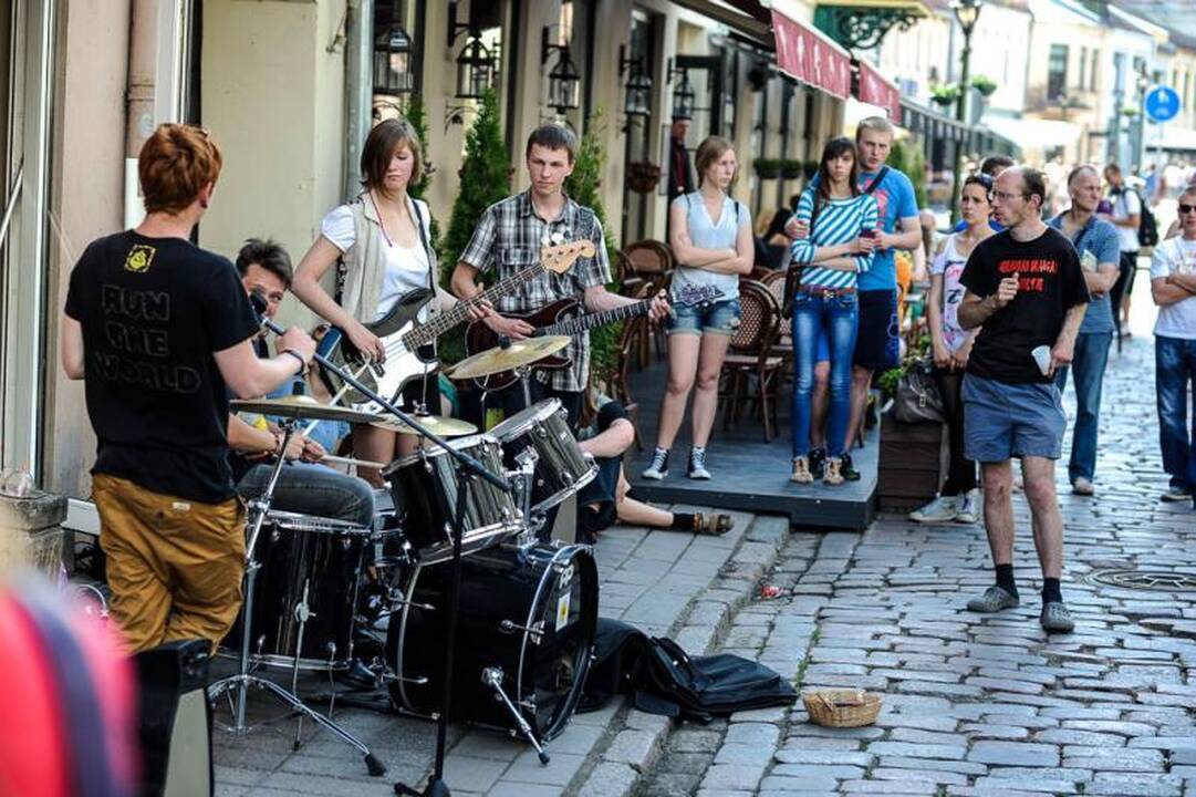 Visą dieną Kaunas pulsuoja muzikos ritmu