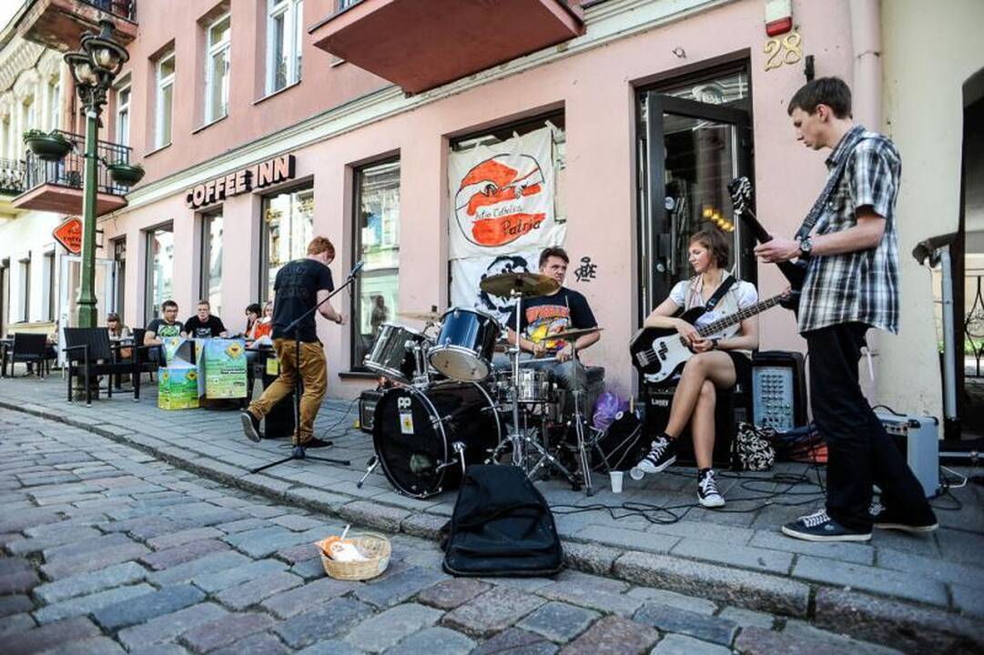 Visą dieną Kaunas pulsuoja muzikos ritmu