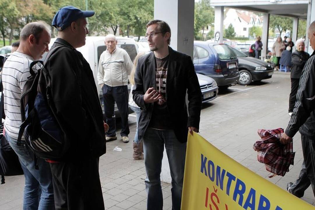 Akcijos prieš kontrabandą dalyviams – pašaipios replikos