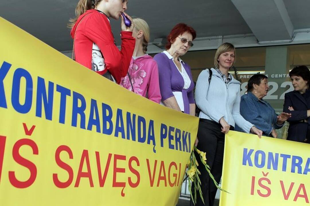Akcijos prieš kontrabandą dalyviams – pašaipios replikos