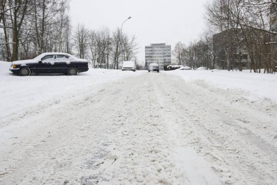 Sniego stichija Vilniuje: savaitgalį laukia košmaras (papildyta)