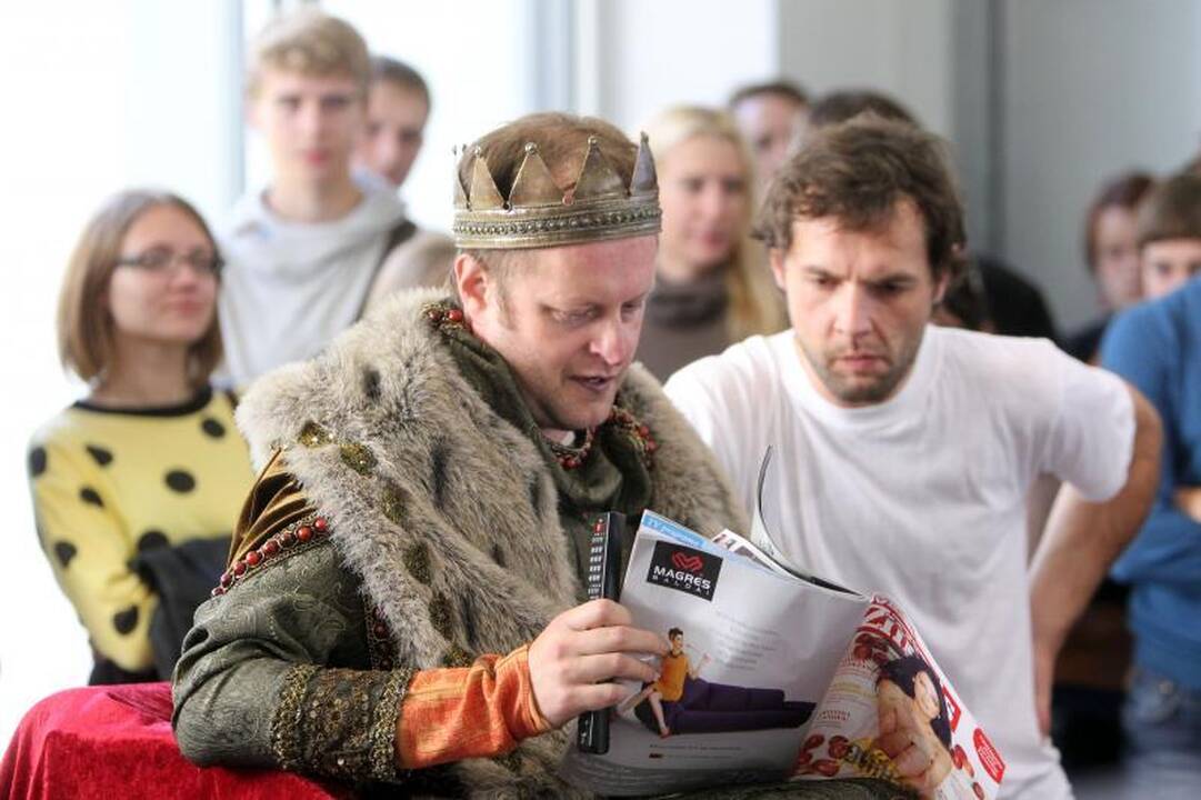 Mindaugo trienalėje - šių dienų karalius Mindė 