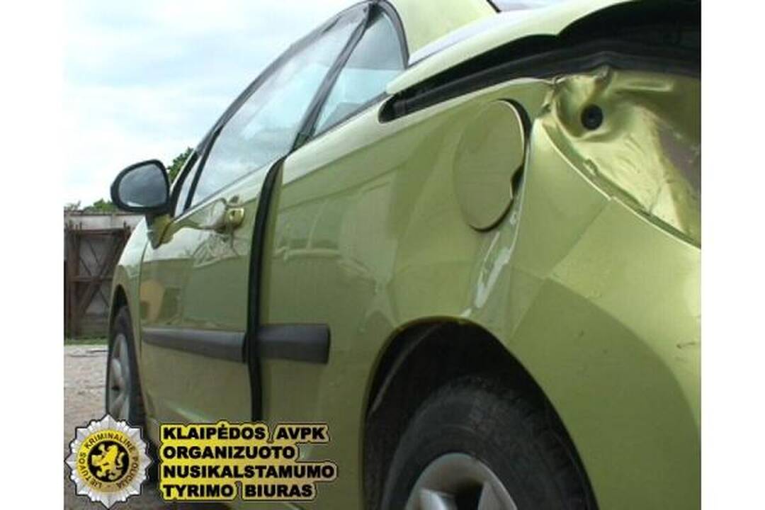 Klaipėdos r. imituota avarija tūkstančių neatnešė