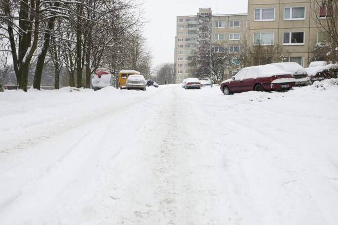 Sniego stichija Vilniuje: savaitgalį laukia košmaras (papildyta)