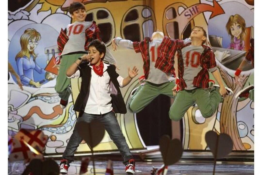 "Vaikų Euroviziją 2010" laimėjo Armėnija , Bartas - šeštas