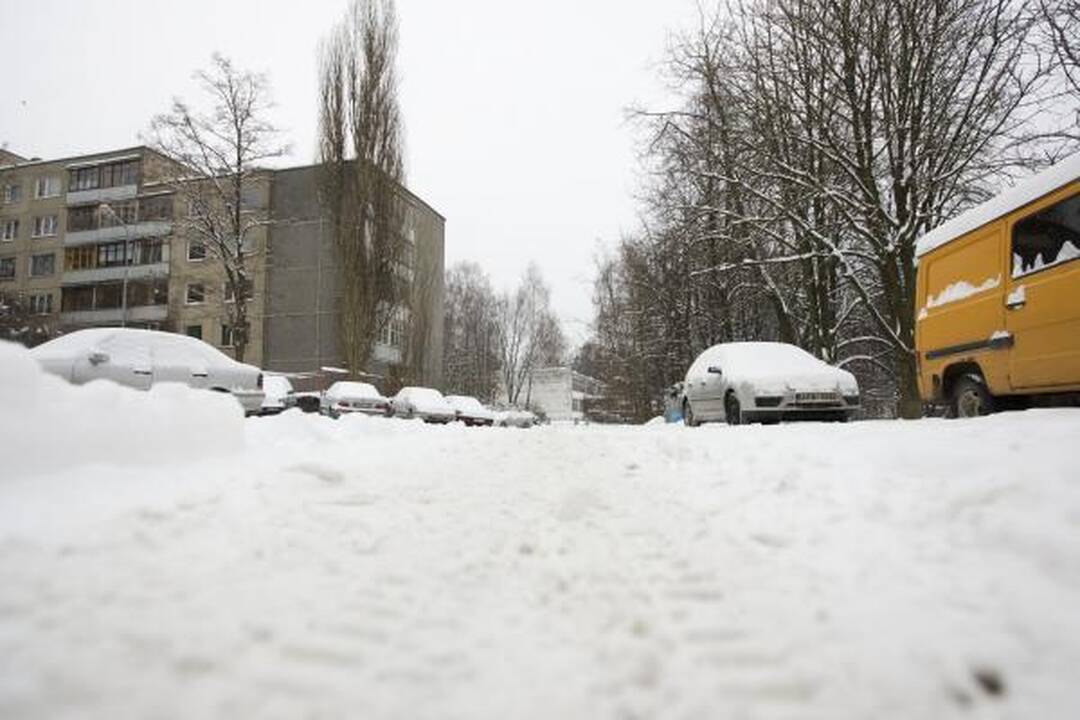 Sniego stichija Vilniuje: savaitgalį laukia košmaras (papildyta)