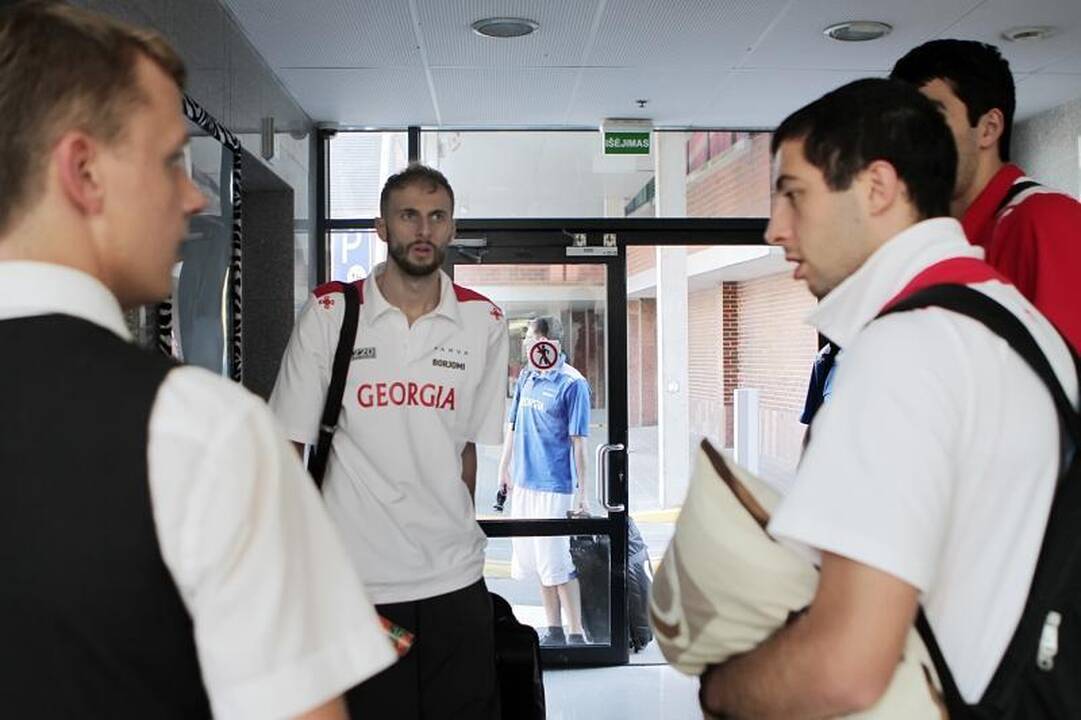 Pirmieji į Klaipėdą pasibeldė Gruzijos krepšininkai 