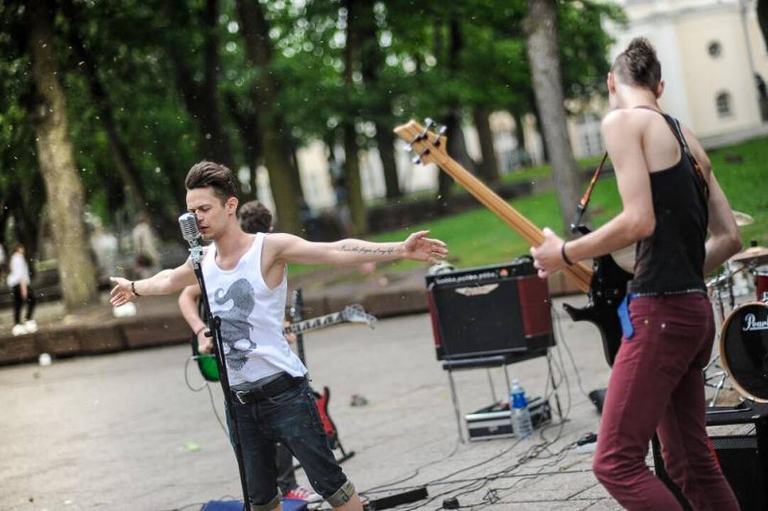 Visą dieną Kaunas pulsuoja muzikos ritmu