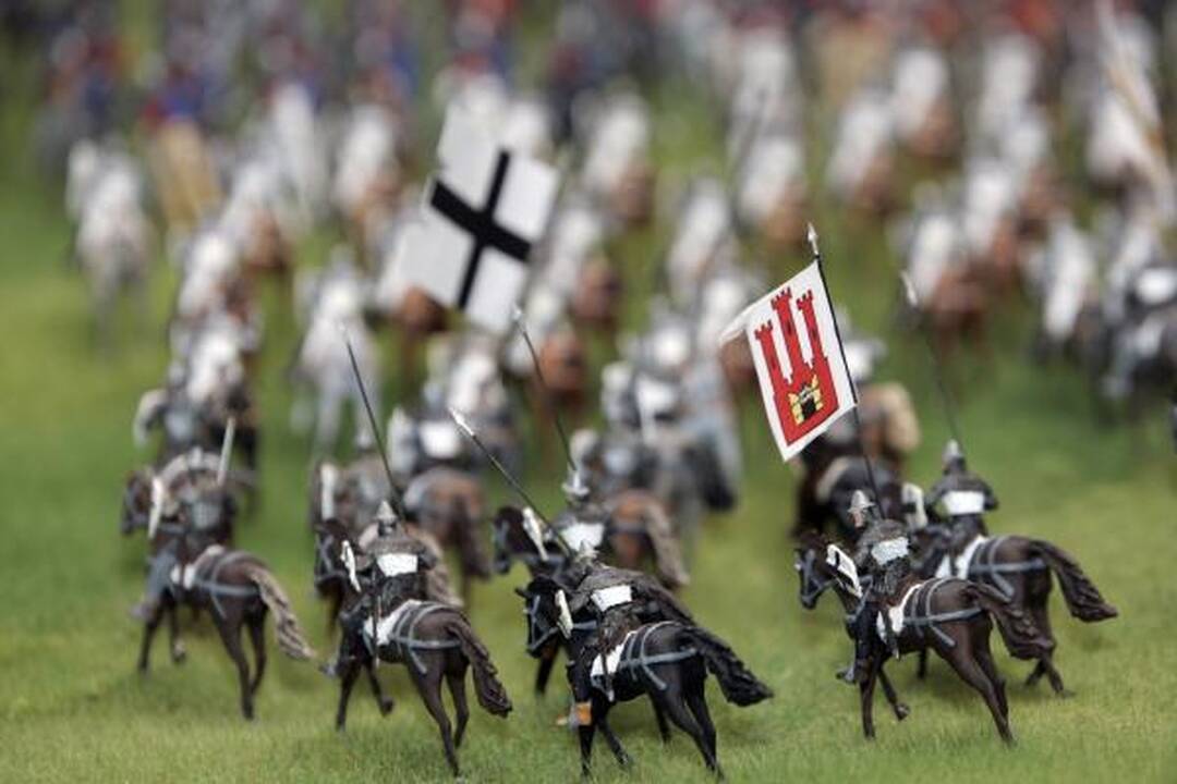 Vilniuje pristatytas Žalgirio mūšio maketas