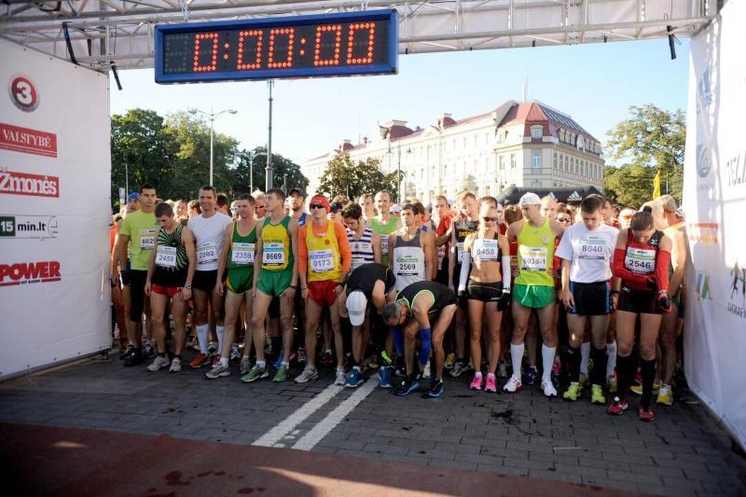Sostinėje vyko devintasis Vilniaus maratonas (papildyta)