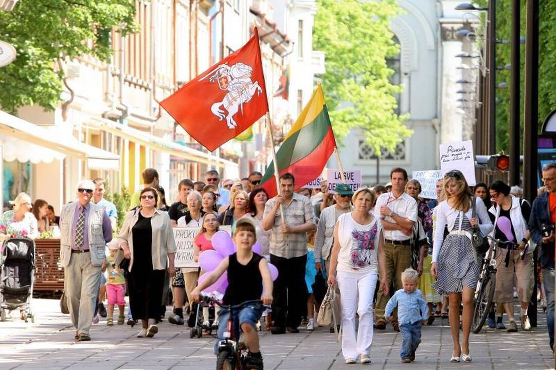 Kaune – dar vienas mitingas dėl Garliavos įvykių