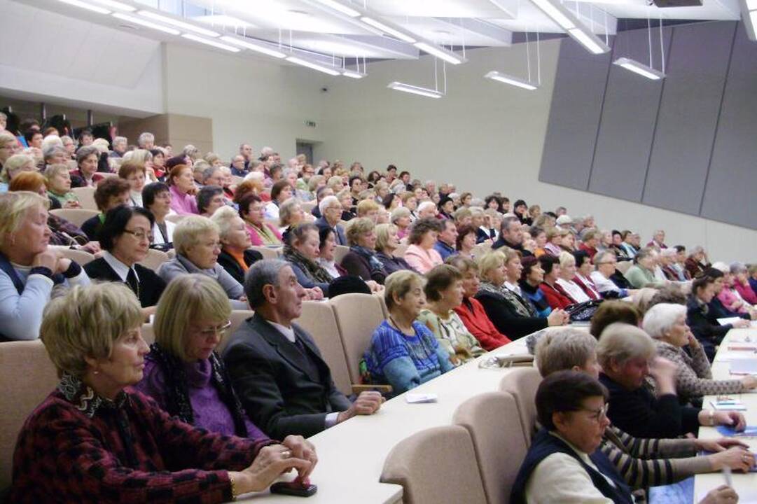 Palangoje - didžiulis susidomėjimas Trečiojo amžiaus universitetu