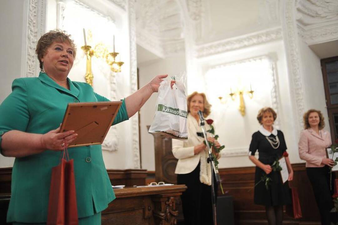 Apdovanotos Kauno miestui nusipelniusios moterys