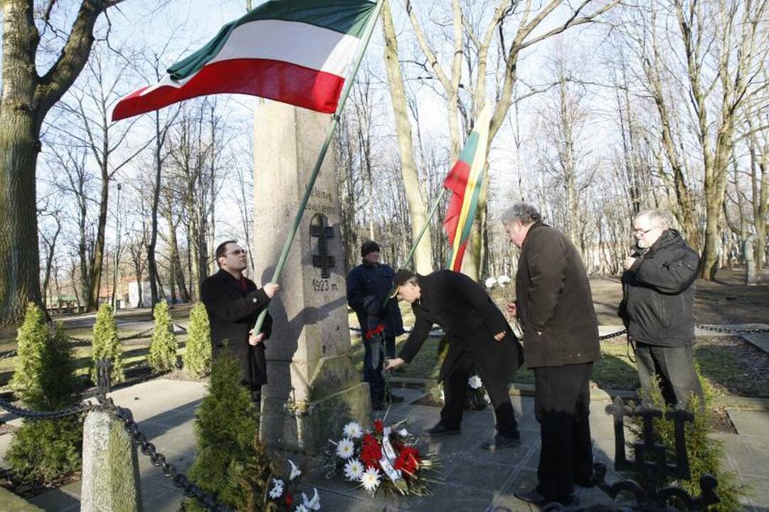 Po 60 metų nuo A.Brako mirties klaipėdiečiai pagerbė jo atminimą 
