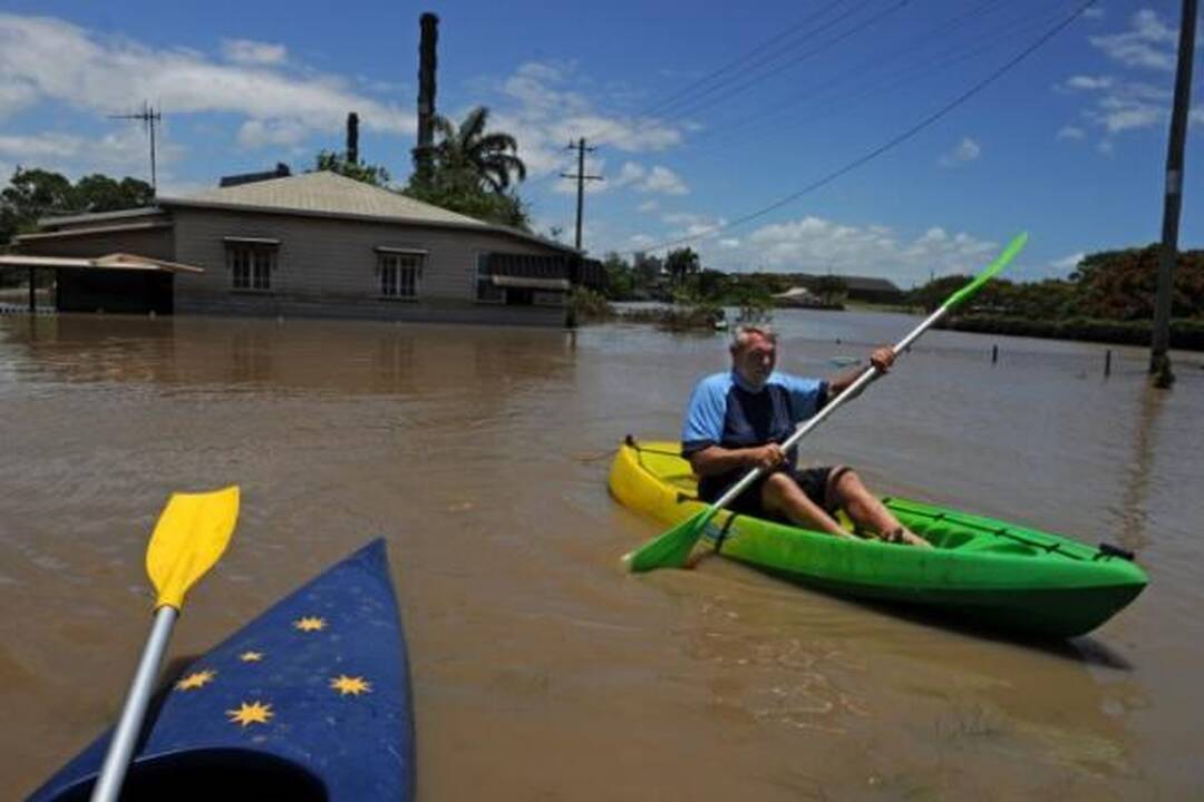 Australijos šiaurės rytuose dėl potvynių pradėta prievartinė gyventojų evakuacija