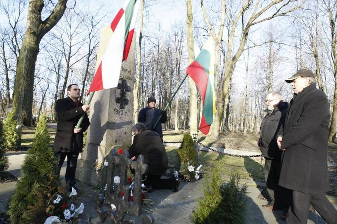Po 60 metų nuo A.Brako mirties klaipėdiečiai pagerbė jo atminimą 