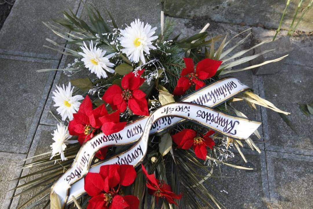 Po 60 metų nuo A.Brako mirties klaipėdiečiai pagerbė jo atminimą 