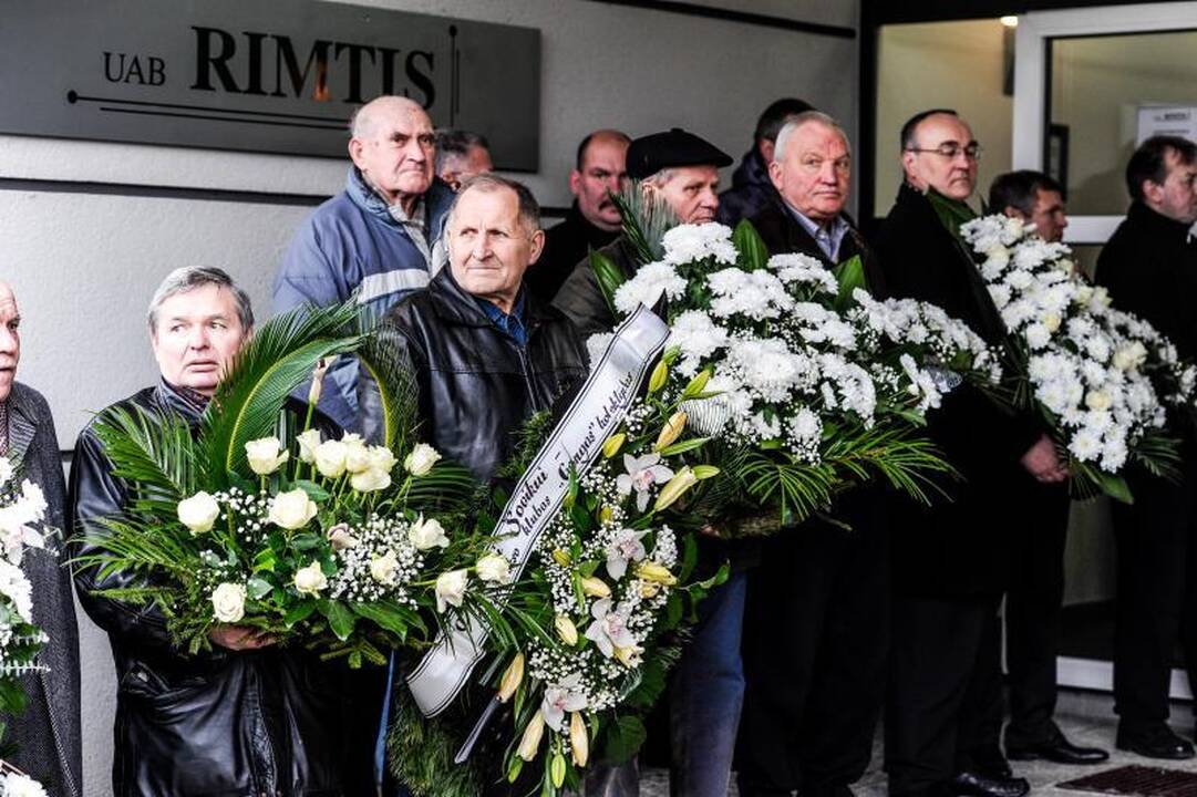 Ringo džentelmenas A. Šocikas palydėtas į paskutinę kelionę