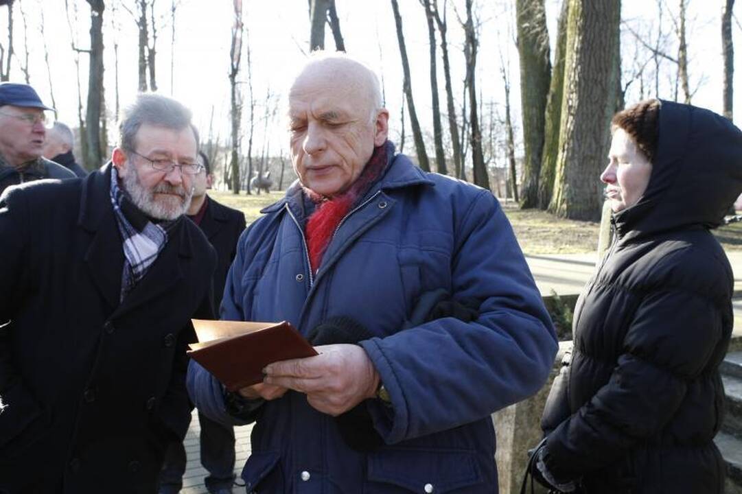 Po 60 metų nuo A.Brako mirties klaipėdiečiai pagerbė jo atminimą 