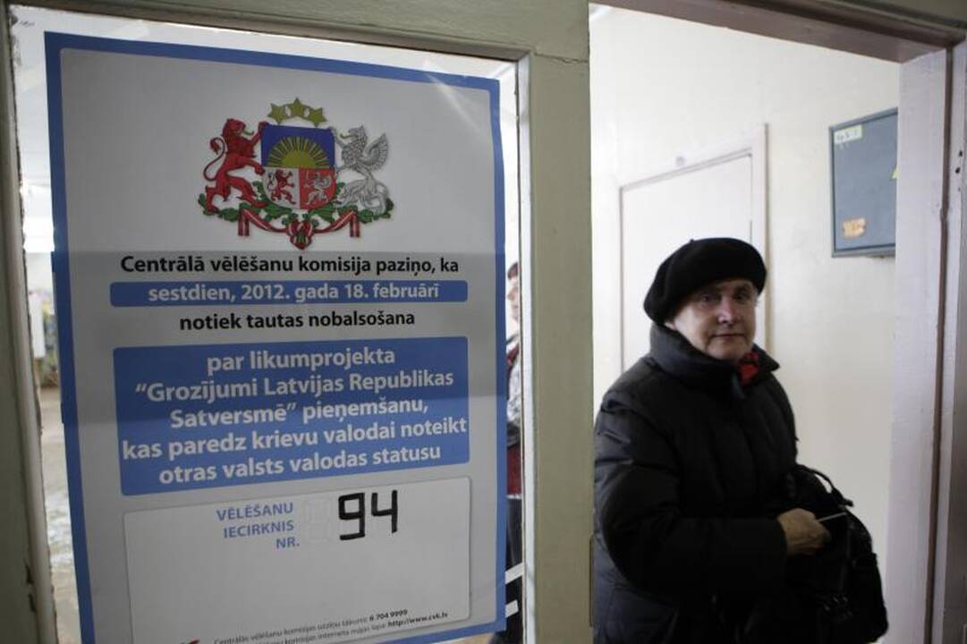 Latviai: referendumas kainuos daug, bet daug ir parodys