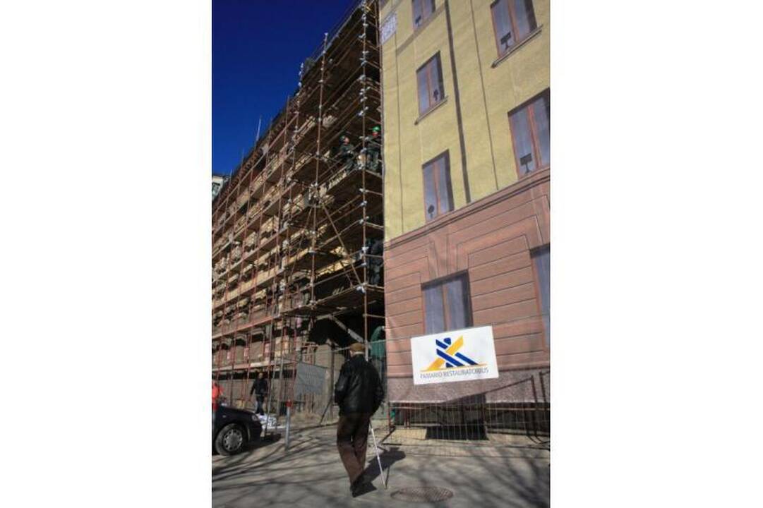 „Viktorijos“ viešbučio fasadui - speciali uždanga (atnaujinta)